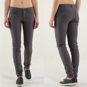 Lululemon Bust a Move pant size 6 Like new condition. Color Soot Lite